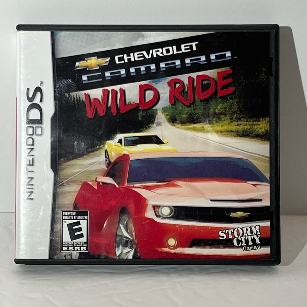Chevy Camaro wild ride Nintendo DS game with case‎ manual insert